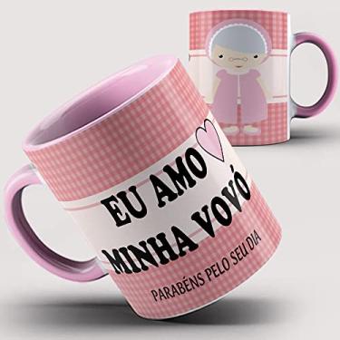 Imagem de Caneca Rosa Eu Amo minha Vovó 32ia