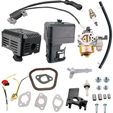 Imagem de Jjing Conjunto de alojamento de filtro de ar silencioso para Honda GX160 GX200 GX120 GX140 GX110 Motor Harbor Freight 212 173 Motor Generac 196cc 208cc 212cc Lavadora de pressão do motor e mais