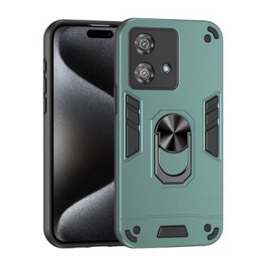Imagem de Estojo anti-riscos Compatible with Motorola Moto Edge 40 Neo Phone Case with Kickstand & Shockproof Military Grade Drop Proof Protection Rugged Protective Cover PC Matte Textured Sturdy Bumper Cases C