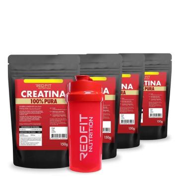 Imagem de Suplemento em pó Red Fit Nutrition Creatina 150g ( 4 Unid. )-Feminino