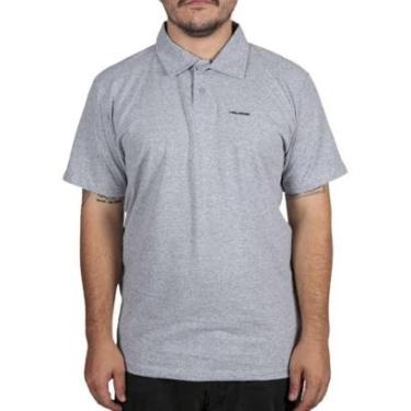 Imagem de Camiseta Volcom Polo Corporate Cinza-Unissex