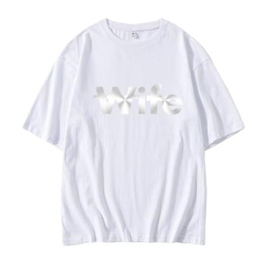 Imagem de Camiseta G-idle Album Wife Merchandise for Fans Star Style Camiseta Algodão Gola Redonda Manga Curta, Branco, P