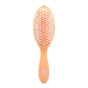 Imagem de Wet Brush Escova de cabelo desembaraçante infundida com óleo de coco Go Green – Cerdas desembaraçadoras ultramacias sem dor deslizam pelos emaranhados com facilidade – Protege contra pontas duplas