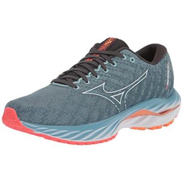 Imagem de Mizuno Sapato aquático masculino Wave Inspire 19, Azul provincial - branco, 9 Wide