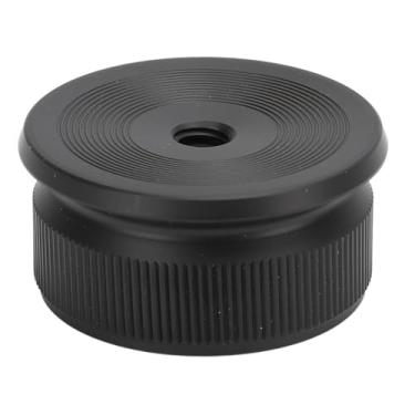 Imagem de Base Adaptadora de Luz de Acampamento, Soquete de Metal Com Rosca de 1/4 pol. Compatível Com Anéis de Suspensão e Suportes de Lanterna (BLACK)