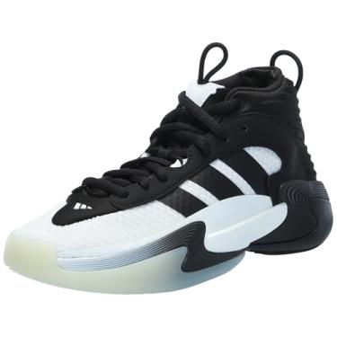 Imagem de adidas Tênis feminino Exhibit Select Mid, Branco/Preto/Preto, 42