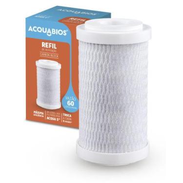 Imagem de Refil de Reposição Carbon Block Acqua 5 - Acquabios, Bivolt