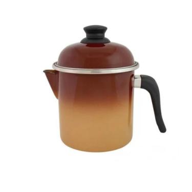 Imagem de Leiteira Esmaltada 1,8 litros Nr16 - Ewel, Marrom
