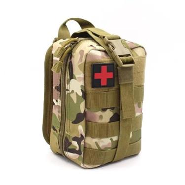 Imagem de Bolsa Médica Tactical MOLLE, Bolsa de Primeiros Socorros EMT Rip-Away IFAK Kit de Trauma Bolsa de Sobrevivência para Transporte Diário (CP)