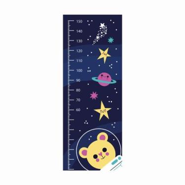 Imagem de Régua de Crescimento Adesivo Espaço Ursinho 153 cm Altura - Império da