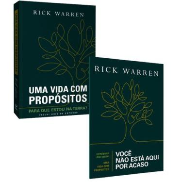 Imagem de Kit Uma Vida com Propósitos + Você não Está Aqui por Acaso, Rick Warre