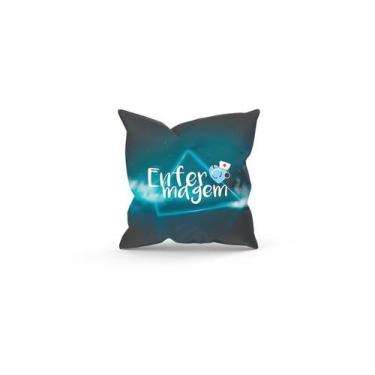 Imagem de Almofada Decorativa Cheia c/ Zíper 40x40 Enfermagem - Deluzz