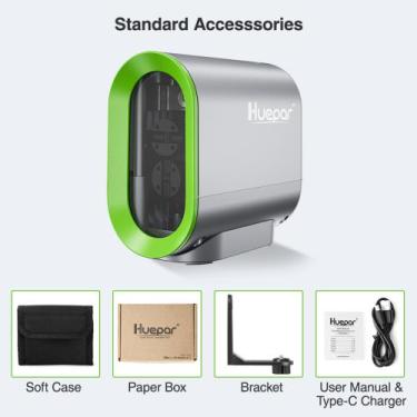 Imagem de Nível a Laser 2 Linhas Verde Y011G Huepar Bateria Auto Nivelamento Sep