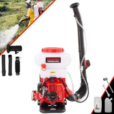 Imagem de Atomizador Agrícola Costal Kawashima AT4314 à Gasolina 41,5cc Ideal no