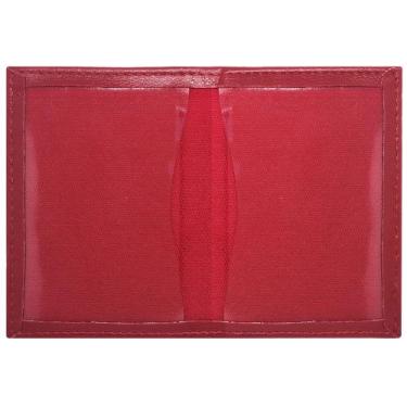 Imagem de Porta Documentos Vertical para Carro e Moto em Sintético Vermelho - Sa