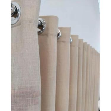 Imagem de Cortina Linho Com Blackout Para Bastão 6,00x2,50 Ondulada - Salvatex C