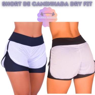 Imagem de Short Dry Fit Caminhada Feminino Confortável Fitness - Donna Pereira M
