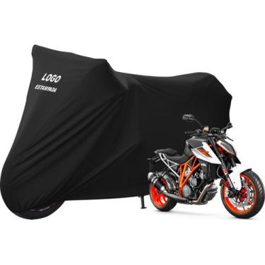 Imagem de Capa De Cobrir Moto KTM 1290 Superduke Não Risca Pintura - Mz, Preta