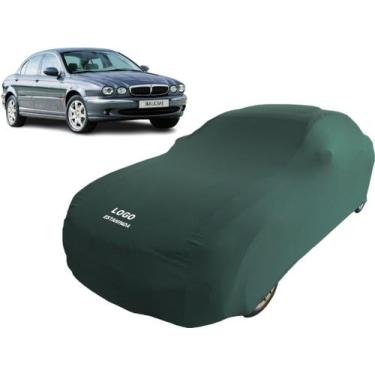 Imagem de Capa De Tecido Luxo Carro Jaguar X-type - Mz, Verde