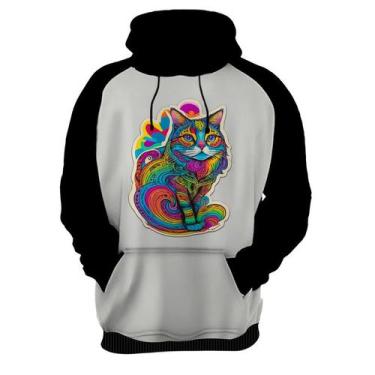 Imagem de Moletom Casaco Rave Gato Psicodélico Good Vibe Psicodelia 9 - Enjoy Sh