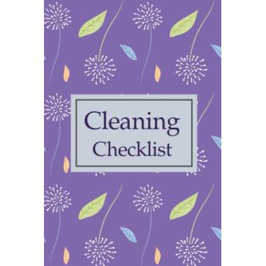 Imagem de Cleaning Checklist: Weekly Monthly Cleaning Checklist Notebook, 100 Pages, 6x9 Inches, Cleaning Checklist Tracker, Cleaning Organizer, Ultimate ... Cleaners, Roommates, Office, Airbnb.