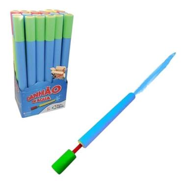 Imagem de Brinquedo Infantil Lança Água Canhão De Água Super Jato d'Água Gigante 42 Cm (Azul 42Cm)