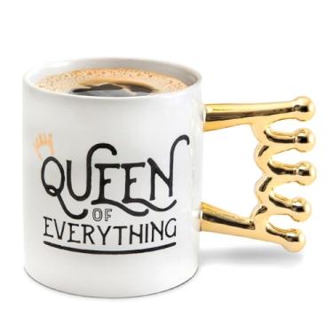 Imagem de BigMouth Inc. Caneca de café - "The Queen of Everything", caneca de café inovadora, 590 ml