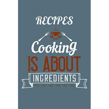 Imagem de Recipes: Cookbook Notebook Journal (100 Pages, 6x9) for Recipes with Peanut cover print. Note down how to cook your favorite meals and share with your friends!