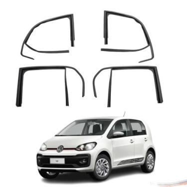 Imagem de Kit Completo 4 Canaletas Vidro Modelo Original Up Após 2014 F103 - Uni