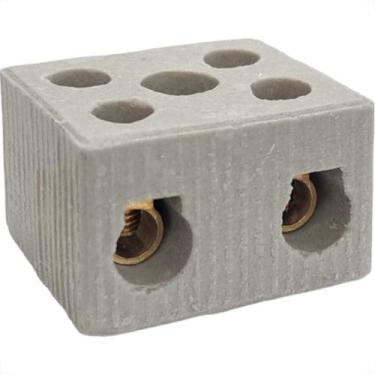 Imagem de Conector Porcelana Interneed 2 Polos 16Mm - 66118 - Kit C/10 Pecas