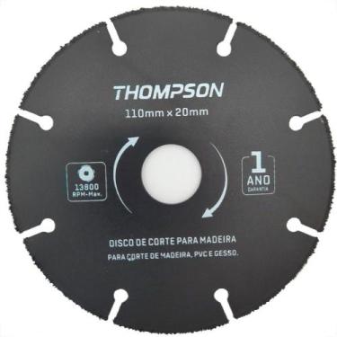 Imagem de Disco Para Madeira Tungstenio Thompson 110Mm - 1748 - MAC FER