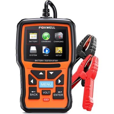 Imagem de Testador de Bateria de Carro FOXWELL BT301 - 6V e 12V - Analisador Dig
