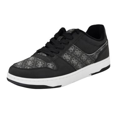 Imagem de GUESS Tênis masculino Tryon, Logotipo preto/prata Multi 003, 43