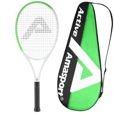 Imagem de AMA SPORT Raquetes de tênis ativas - 68 cm, raquete de tênis para iniciantes, intermediários, verde