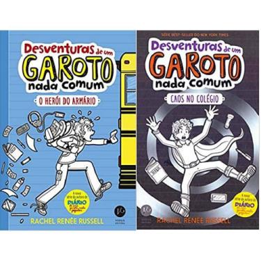 Imagem de Kit 2 Livros Desventuras De Um Garoto Nada Comum volume 1 E 2 Rachel Renée Russell
