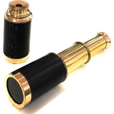 Imagem de Telescope Captains Pirates Spyglass de latão de 6 polegadas para crianças/adultos
