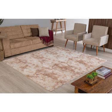 Imagem de Carpete Feludo Antiderrapante Para Sala 2 Metros Bege