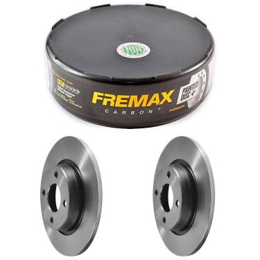 Imagem de Par Disco Freio Renault Clio Logan Sandero 1.0 1.6 2008 a 2016 Dianteiro Sólido Fremax BD4707