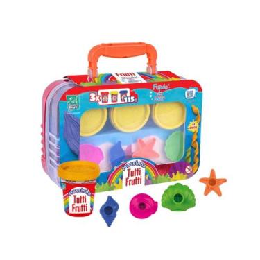 Imagem de Brinquedo Maleta Massinha Tutti Frutti Fundo Do Mar E Molde - SUPERTOY
