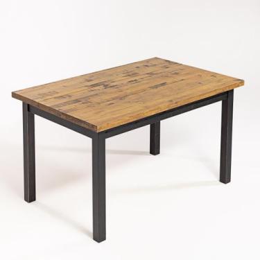 Imagem de Mesa de Jantar 160cm Farmhouse - Madeira Maciça - Lutz Home Decor, Mar