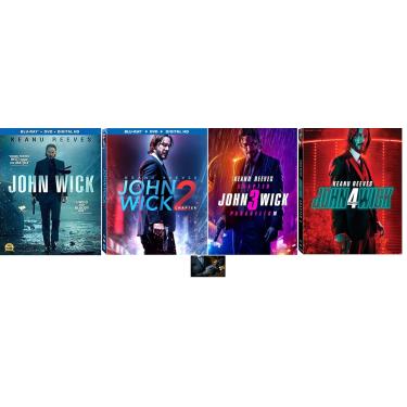 Imagem de Burns Vista Keanu Reeves John Wick A Coleção Completa 1 2 3 4 Um Dois Três Quatro (Conjunto De Blu-Rays, Ws) Inclui Cartão Arte