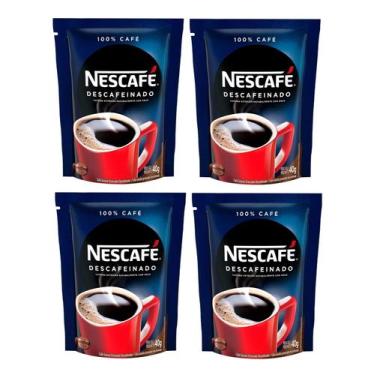 Imagem de 4 CAFÉ NESCAFÉ Solúvel Granulado DESCAFEINADO Sachê - NESCAFE