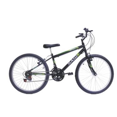 Imagem de Bicicleta Aro 24 Masculina 18 Marchas Saidx (Preto)