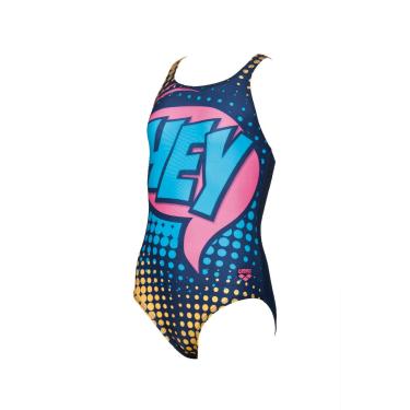 Imagem de arena Maio Maxfit Hey Infantil Azul Marinho e Azul Turquesa Tam 12-13