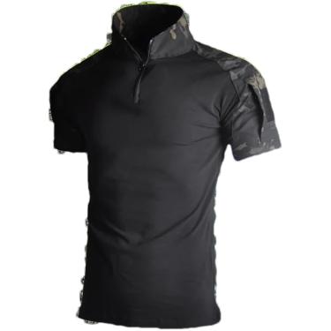 Imagem de Camisa tática Roupas militares Uniformes combinam Camo1 Camisetas de caça às calças da camisa de combate militares joelheiras, camisas BK multicam, xs