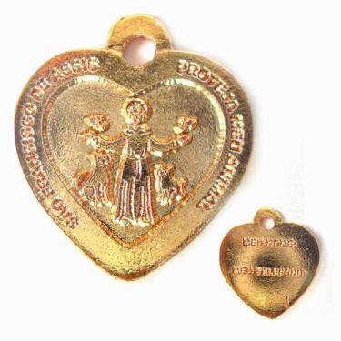 Imagem de Kit 10 Medalhas Para Coleira De Pet São Francisco De Assis - Amor Lind