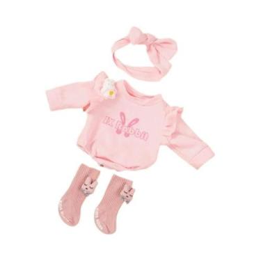 Imagem de Roupas De Boneca Bebê Reborn De 55cm, Acessórios De Boneca De Brinqued