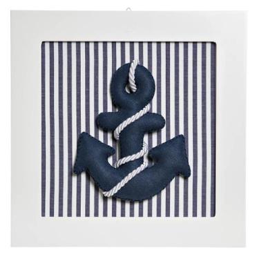 Imagem de Quadro Decorativo Âncora Quarto Bebê Infantil Menino - Potinho de mel