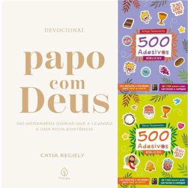 Imagem de Kit Papo Com Deus 365 Mensagens Diárias + Livro extra - Kit de Livros,