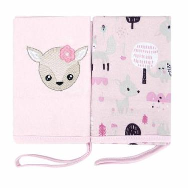 Imagem de Toalha de Boca de Malha 2 unidadaes Baby Joy, Animais Rosa